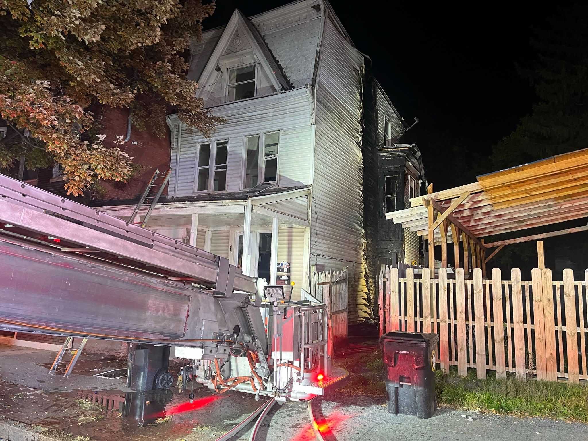 Overnight blaze damages home — WGAL 8 (Lancaster/Harrisburg/York)